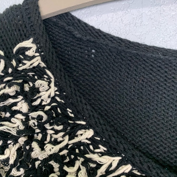 Plenty by Tracy Reese tan/black loop knit sweater - Picture 4 of 7